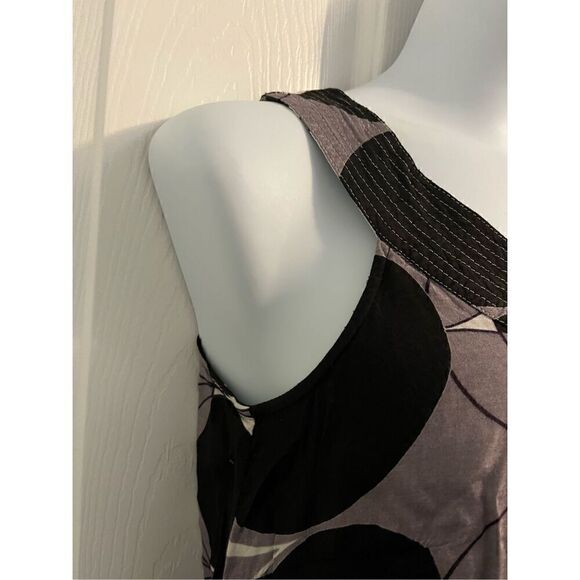 Monsoon Sleeveless Shift Dress. Circle pattern. Size 10 - Picture 3 of 8